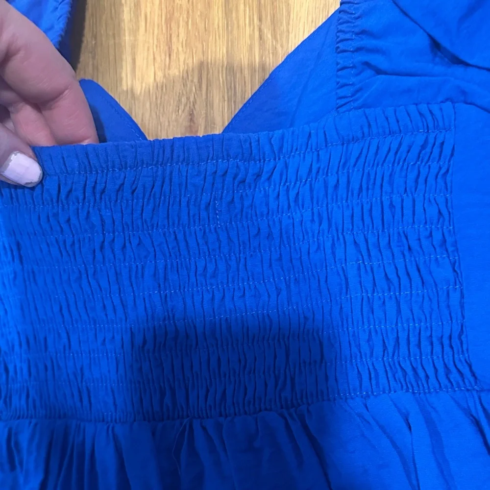 *last chance* Nine West | Women’s Elegant Blue Puff Sleeve Top - Picture 10 of 13